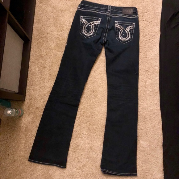 Dark Denim Big Star LIV boot cut jeans - Picture 2 of 3